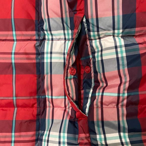 Land’s End Plaid Puffer Vest - Picture 5 of 5